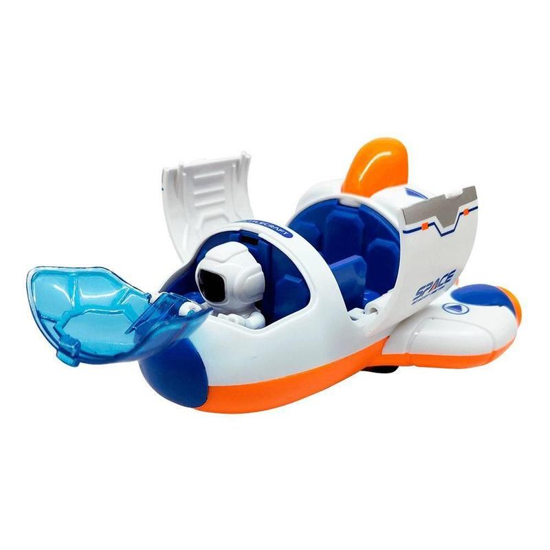 Nave Espacial de Brinquedo ZX22 com Fricção e Astronauta Que